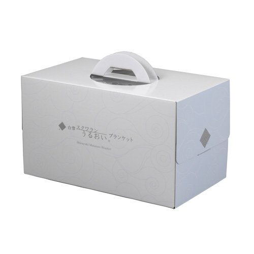 Amazon｜白雪スクワランうるおいブランケット (シングル)｜ひざ掛け